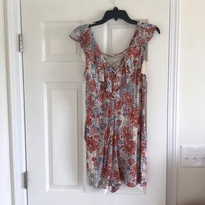 Kendall and Kylie cross front romper